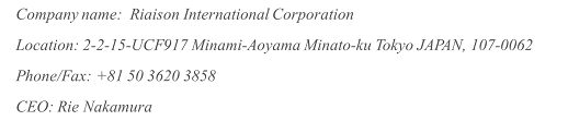 Riaison International company profile